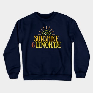 Sunshine & Lemonade - Summer Crewneck Sweatshirt